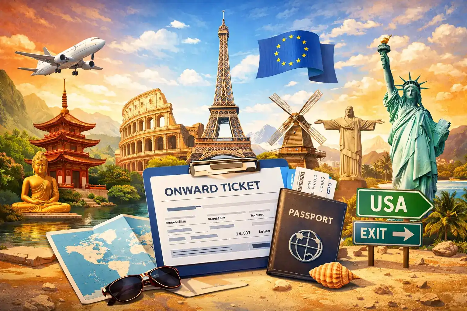 Onward Ticket Requirements by Region: Asia, Europe, and the Americas Explained